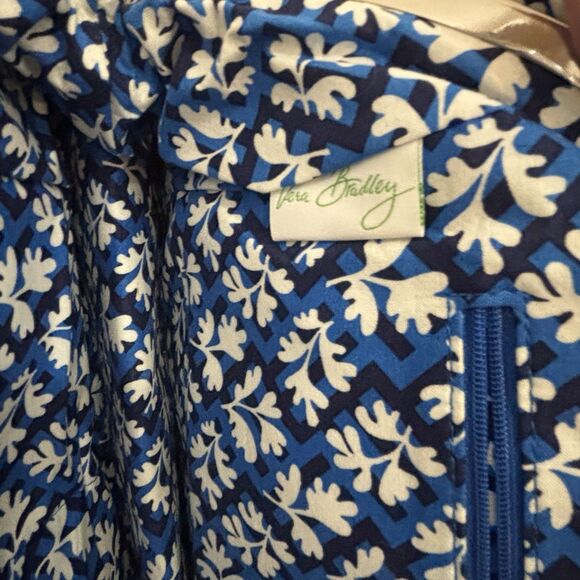 Vera Bradley Eloise Kiss Lock Purse Blue Lagoon Retired Quilted Bag 2011 - Picture 8 of 12